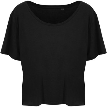 Vêtements Femme T-shirts manches longues Ecologie EA02F Noir