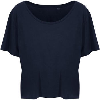Vêtements Femme T-shirts manches longues Ecologie EA02F Bleu