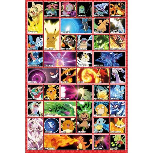 Boxer Garçon Microfibre Com Affiches / posters Pokemon TA6050 Multicolore