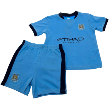 Vêtements Enfant T-shirts & Polos Manchester City Fc TA2369 Bleu