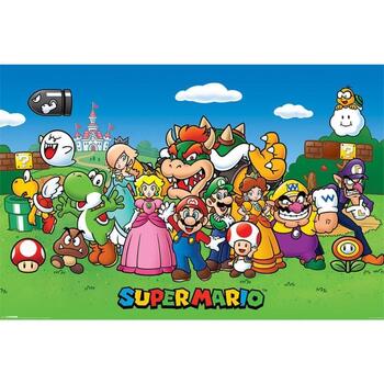 Maison & Déco Enfant Affiches / posters Super Mario TA2706 Multicolore