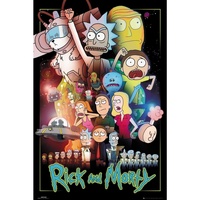 Maison & Déco Affiches / posters Rick And Morty TA420 Multicolore