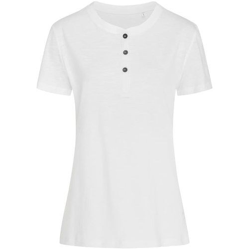 Vêtements Femme T-shirts manches longues Stedman Stars Sharon Blanc