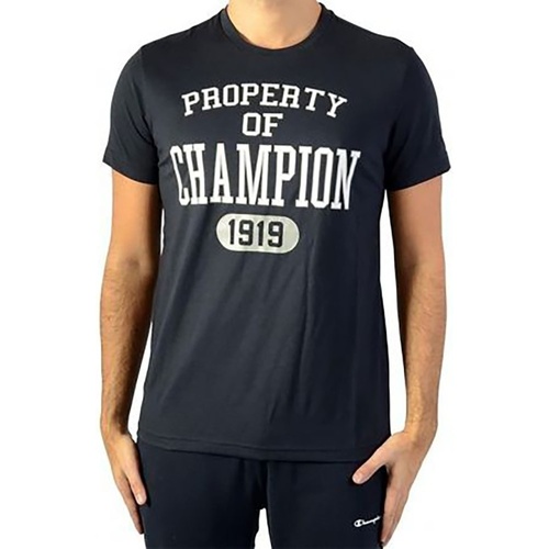 Vêtements Homme T-shirts manches longues Champion Property Of Bleu