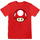 Vêtements T-shirts brown manches longues Super Mario  Rouge