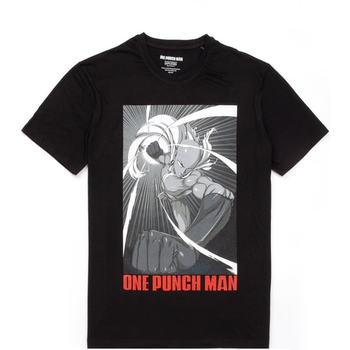 Vêtements Homme T-shirts manches longues One Punch Man NS5588 Noir