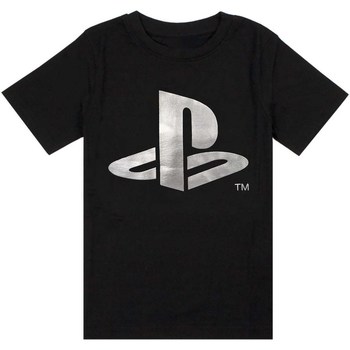 Vêtements Garçon T-shirts manches longues Playstation  Noir