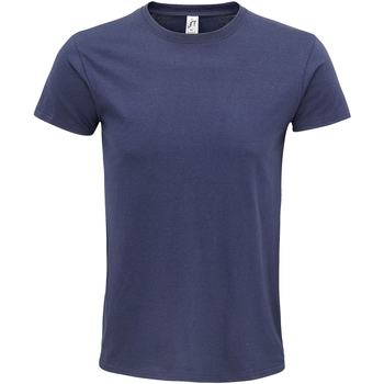 Vêtements T-shirts manches longues Sols 03564 Bleu