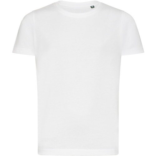 Vêtements Enfant T-shirts manches courtes Ecologie EA001B Blanc