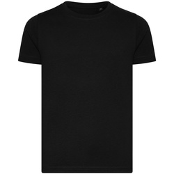Vêtements Enfant T-shirts manches courtes Ecologie EA001B Noir