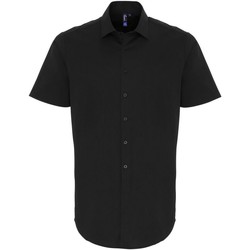 Vêtements Homme Chemises manches courtes Premier PR246 Noir