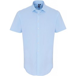 Vêtements Homme Chemises manches courtes Premier PR246 Bleu pâle
