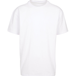 Vêtements T-shirts manches longues Build Your Brand BY102 Blanc