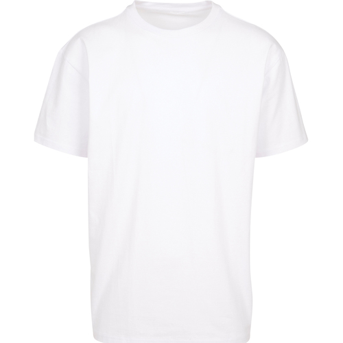 Vêtements T-shirts manches longues Build Your Brand BY102 Blanc