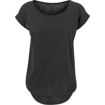 Vêtements Femme T-shirts manches longues Build Your Brand Long Noir