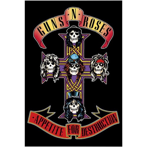 Maison & Déco Affiches / posters Guns N Roses TA350 Noir