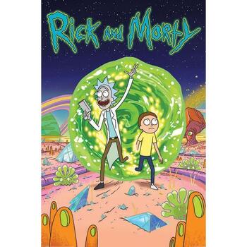 Maison & Déco Affiches / posters Rick And Morty TA7652 Multicolore