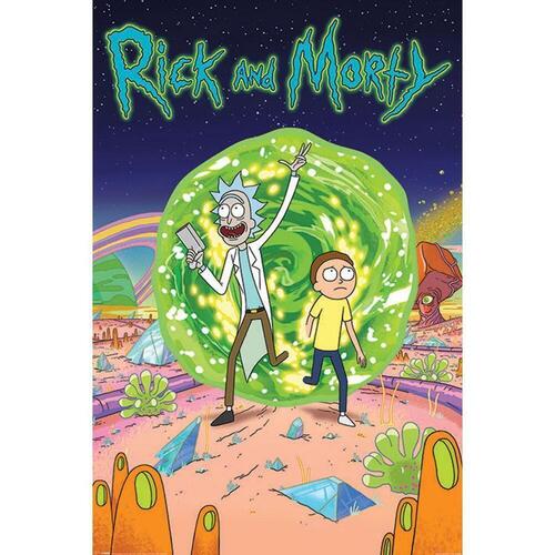 Maison & Déco Affiches / posters Rick And Morty TA7652 Multicolore