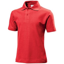 Vêtements Enfant Round Hem Striped Shirt Stedman AB284 Rouge