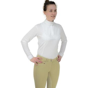 Vêtements Femme T-shirts manches longues Hyfashion Sandringham Blanc