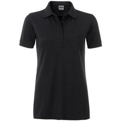 Vêtements Femme T-shirts & Polos James And Nicholson FU562 Noir