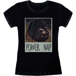Vêtements Femme T-shirts manches longues Star Wars: The Mandalorian  Noir