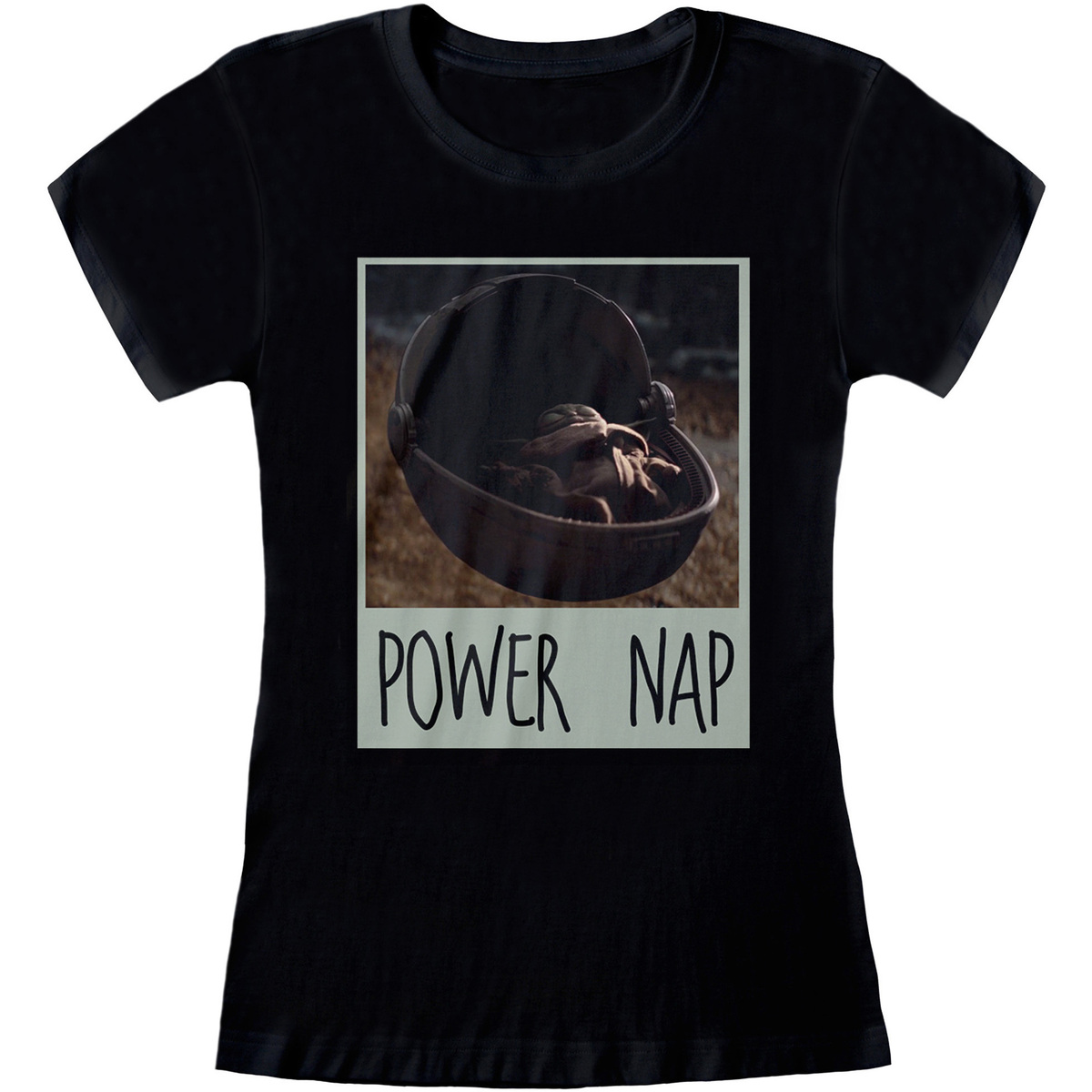 Vêtements Femme T-shirts manches longues Star Wars: The Mandalorian Power Nap Noir