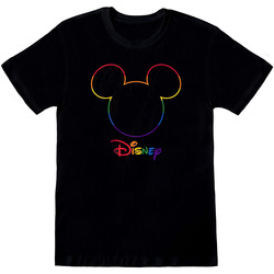 Vêtements T-shirts manches longues Disney  Noir