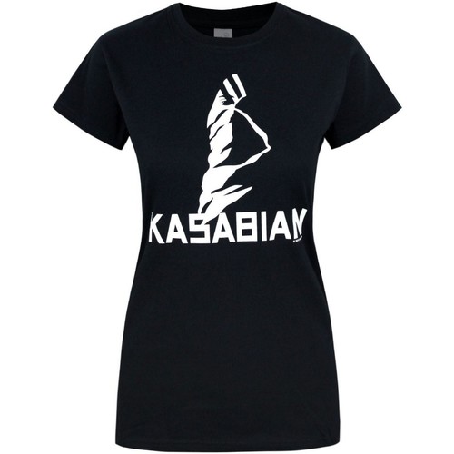 Vêtements T-shirts manches longues Kasabian  Noir