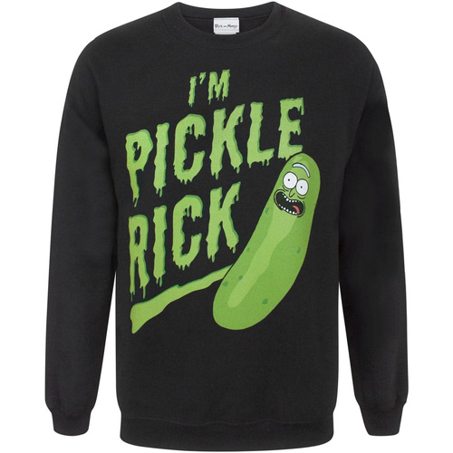Vêtements Sweats Rick And Morty Pickle Rick Noir