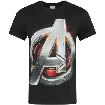 Vêtements Homme T-shirts manches longues Avengers  Noir