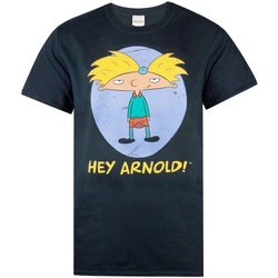 Vêtements Homme T-shirts manches longues Nickelodeon Hey Arnold Noir