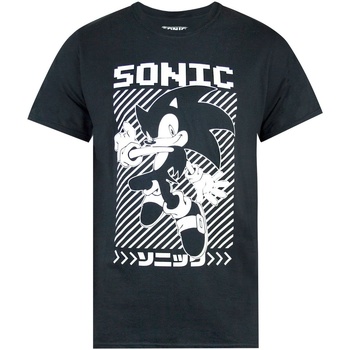 Vêtements Homme T-shirts manches longues Sonic The Hedgehog NS5265 Noir