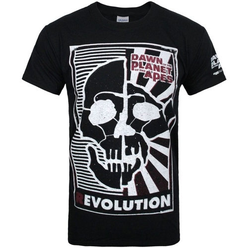 Vêtements Homme T-shirts manches longues Dawn Of The Planet Of The Apes Revolution Noir