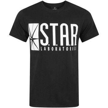 Vêtements Homme T-shirts manches longues The Flash TV Star Laboratories Noir