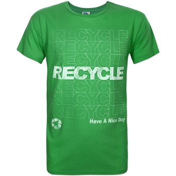 Vêtements Homme T-shirts manches longues Junk Food Recycle Have A Nice Day Vert