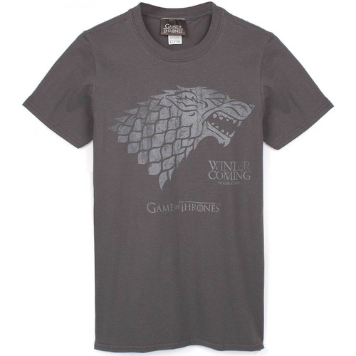 Vêtements Homme T-shirts manches longues Game Of Thrones Sacs à dos Gris