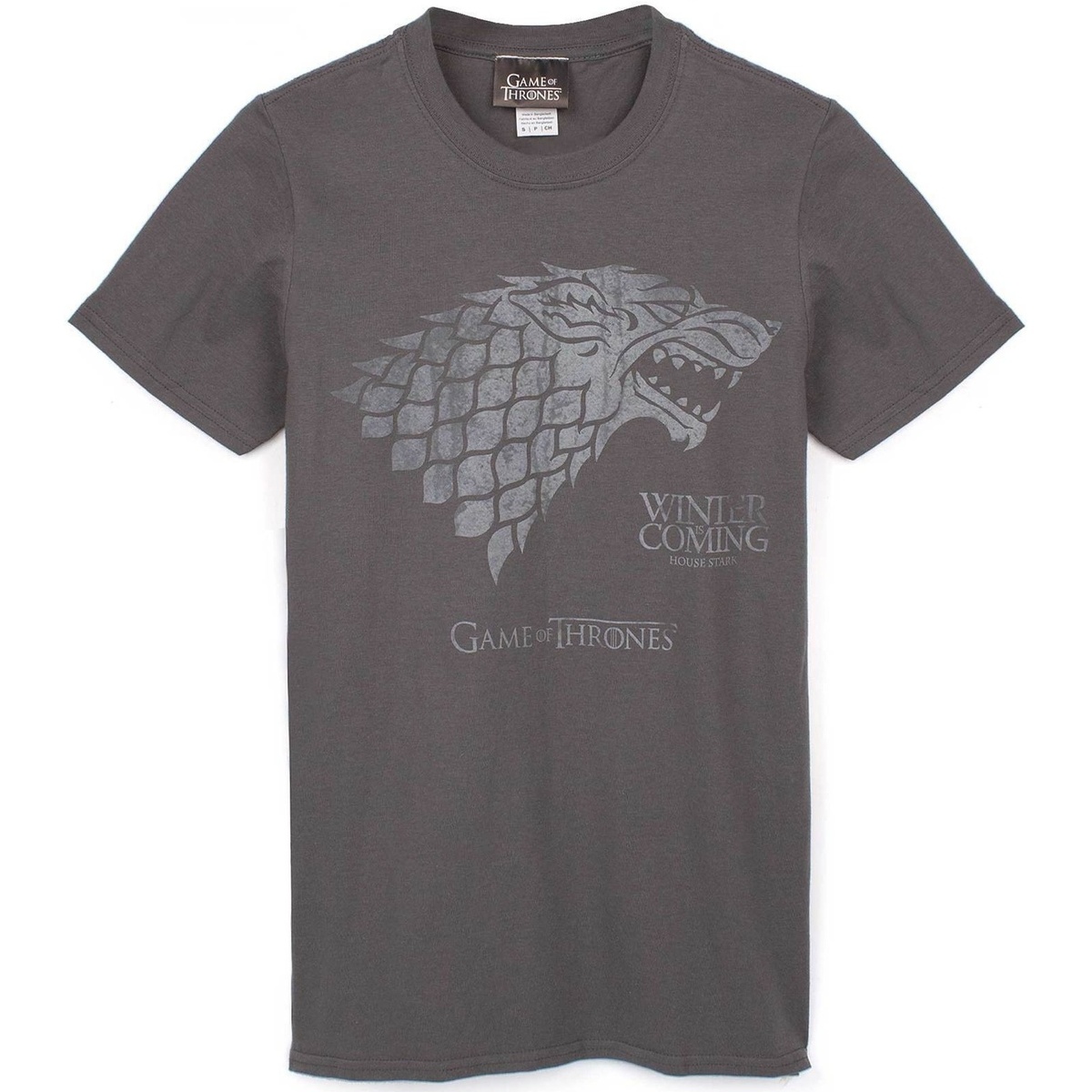 Vêtements Homme T-shirts manches longues Game Of Thrones Winter Is Coming Gris