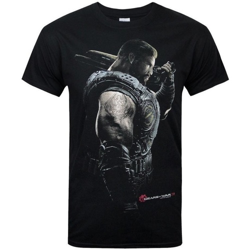 Vêtements Homme T-shirts manches longues Gears Of War Soldier Noir