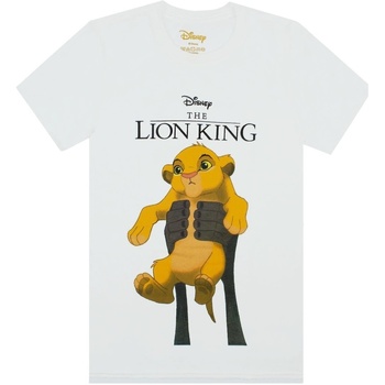 Vêtements Homme T-shirts manches longues The Lion King Circle Of Life Blanc