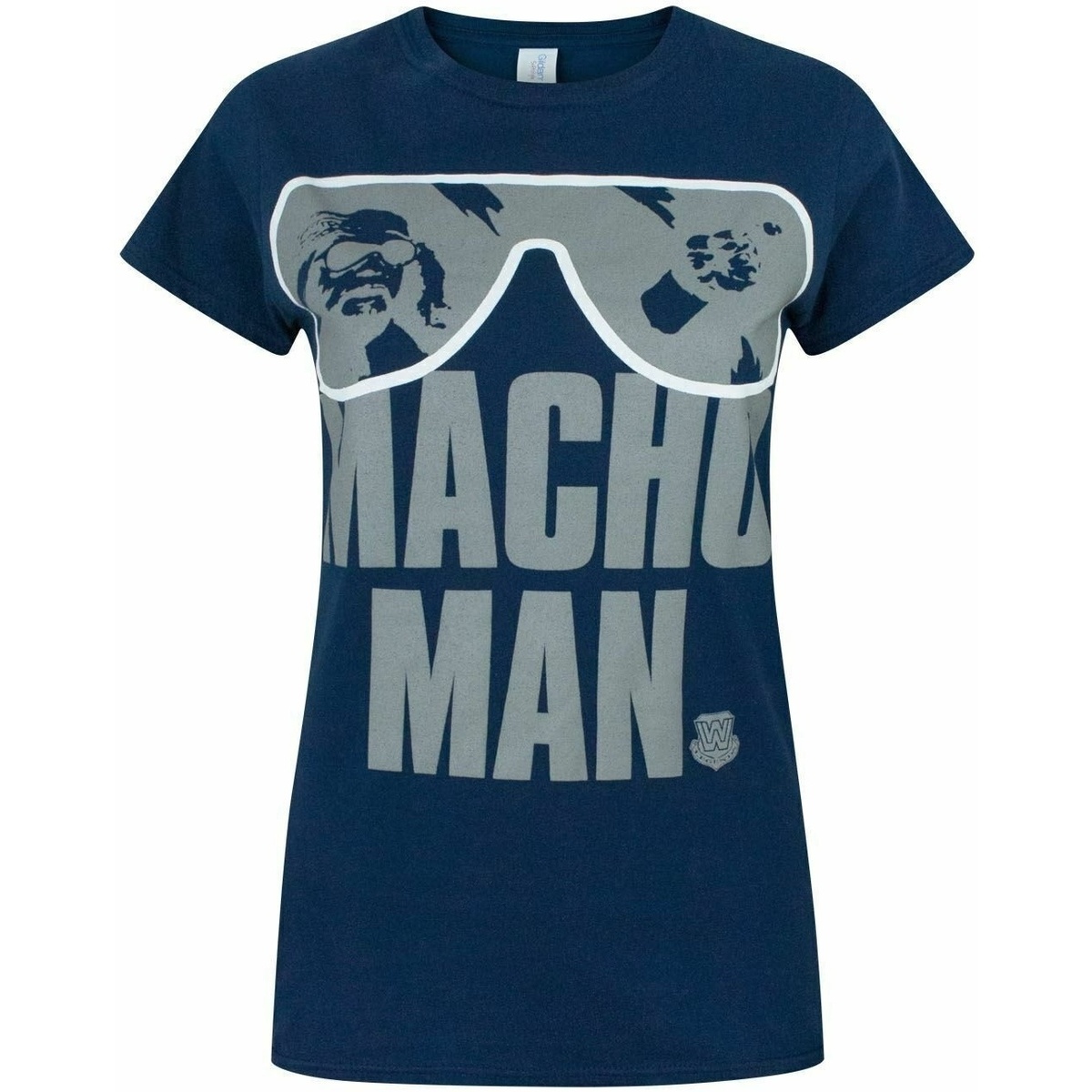Vêtements Femme T-shirts manches longues Wwe Macho Man Bleu