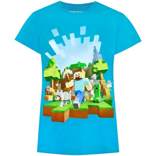 Vêtements Fille Tony & Paul Minecraft Adventure Bleu