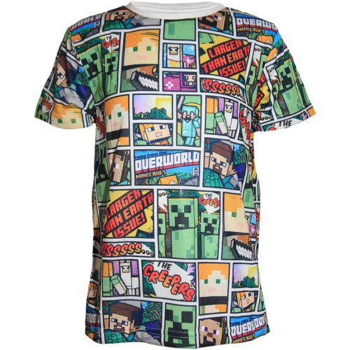 Vêtements Garçon T-shirts manches longues Minecraft  Multicolore