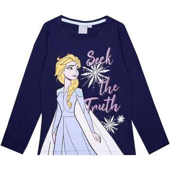 Vêtements Fille T-shirts manches longues Disney Seek The Truth Bleu