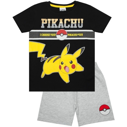 Vêtements Garçon Pyjamas / Chemises de nuit Pokemon  Noir
