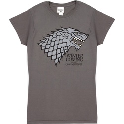 Vêtements Femme T-shirts manches longues Game Of Thrones Stark Sigil Gris