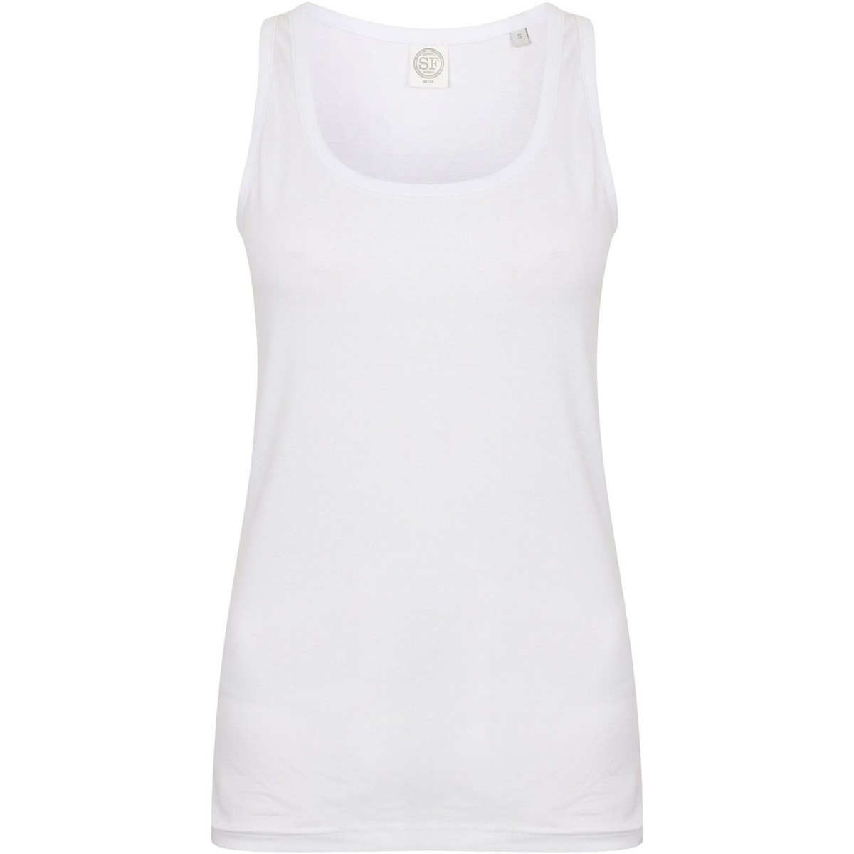 Vêtements Débardeurs / T-shirts Saunton sans manche Skinni Fit Feel Good Blanc