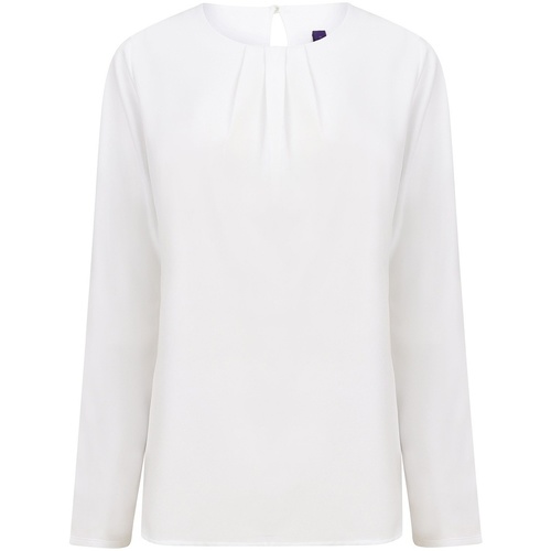 Vêtements Femme T-shirts manches longues Henbury HB598 Blanc