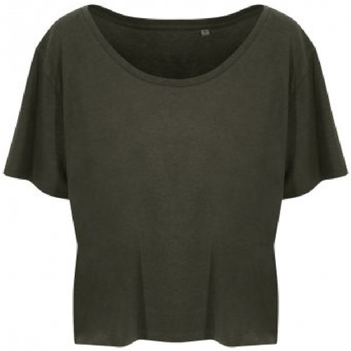 Vêtements Femme T-shirts manches longues Ecologie EA002F Vert