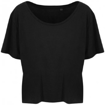 Vêtements Femme T-shirts manches longues Ecologie EA002F Noir
